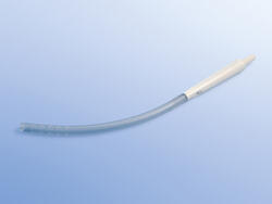Suction Cannulas Ileus, Poole, angled, with handle (stepped connector), with vac control