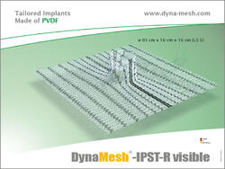 DynaMesh®-IPST-R visible, Dom 3,5 cm long