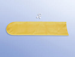Protective Cover for ultrasound probes, latex, sterile, radiology, closure clamp