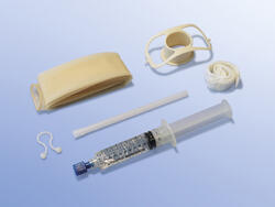 TEE Kit TRAY, latex, bite guard and headstrap, sterile