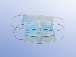 Face Masks with Elastic Loops
